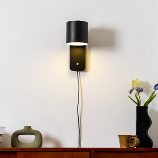 Nástěnné světlo otočný cylindr minimalistické