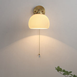 Retro Elegant Ribbed Wall Light
