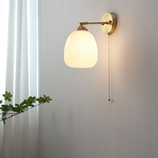 Retro Elegant Ribbed Wall Light