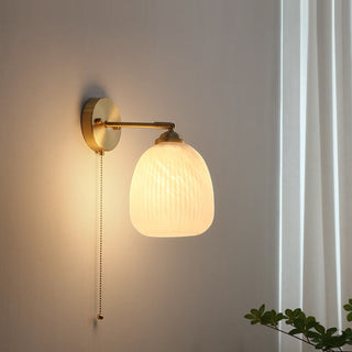 Retro Elegant Ribbed Wall Light