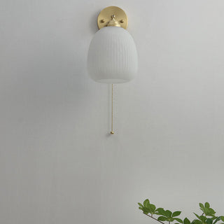 Retro Elegant Ribbed Wall Light