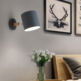 Wewnętrzne Nowoczesne Kinkiet | Obrotowy Czytelniczy LED Cylinder