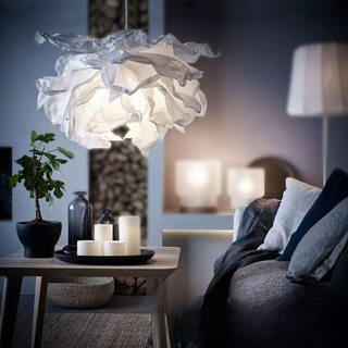 Lustre design floral pour salon