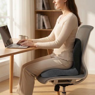 Orthopedic seat cushion lumbar support back pain relief ergonomic
