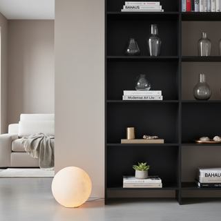 Podlahová lampa kulová ambientní moderní LED