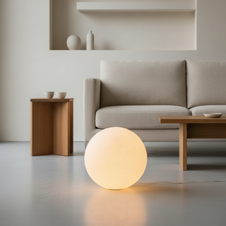 Podlahová lampa kulová ambientní moderní LED