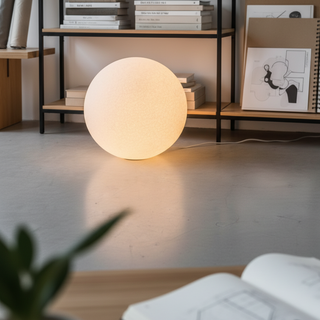 Podlahová lampa kulová ambientní moderní LED