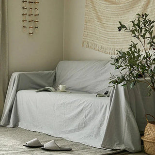 Pokrowiec na kanapę bawełniany nowoczesny dekoracyjny do salonu