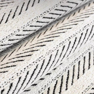 Pokrowiec na sofę dekoracyjny z jodełkowym wzorem i falistą krawędzią