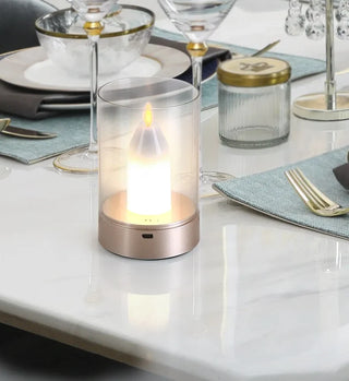 Vnitřní moderní stolní lampa | Design svíčky