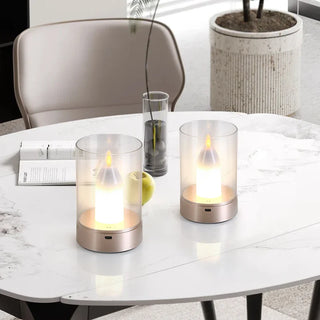 Vnitřní moderní stolní lampa | Design svíčky