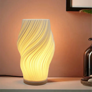 Vnitřní Stolní Lampa | Spirálový Dekorativní LED Design