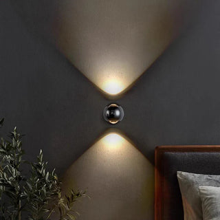 Vnitřní Moderní Nástěnná Lampa | Mosazný Kulatý LED Návrh