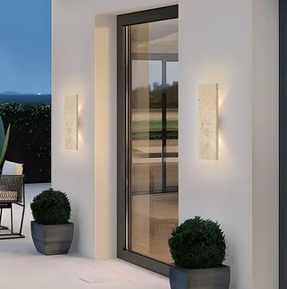 Nowoczesna prostokątna lampa ścienna LED do salonu