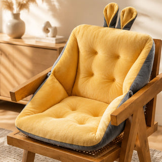 Ergonomic seat cushion for the tailbone for pain-free sitting and proper posture