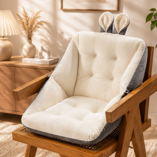 Ergonomic seat cushion for the tailbone for pain-free sitting and proper posture