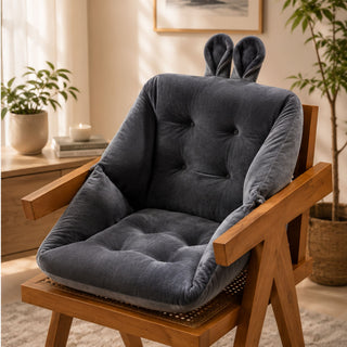 Ergonomic seat cushion for the tailbone for pain-free sitting and proper posture
