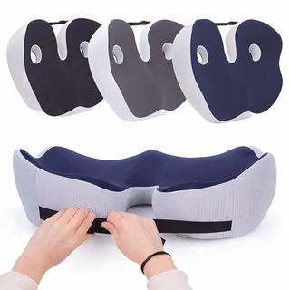 Memory foam seat cushion coccyx pain relief adjustable