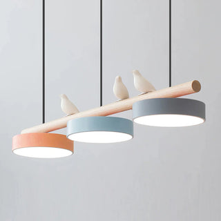 Dekorativní LED Závěsné Svítidlo | Moderní Lustr s Ptáčky