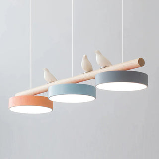 Dekorativní LED Závěsné Svítidlo | Moderní Lustr s Ptáčky