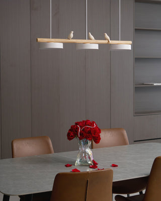 Dekorativní LED Závěsné Svítidlo | Moderní Lustr s Ptáčky