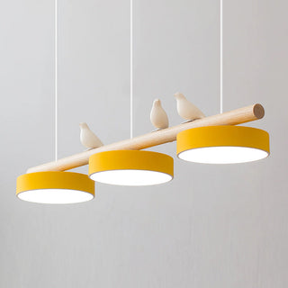 Dekorativní LED Závěsné Svítidlo | Moderní Lustr s Ptáčky