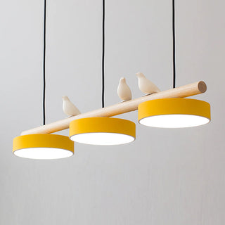 Dekorativní LED Závěsné Svítidlo | Moderní Lustr s Ptáčky