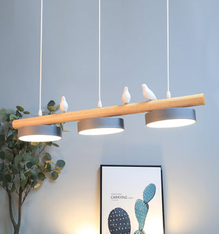 Dekorativní LED Závěsné Svítidlo | Moderní Lustr s Ptáčky