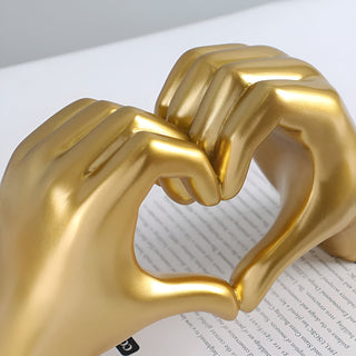 Modern Heart Statue Figurine for Interior