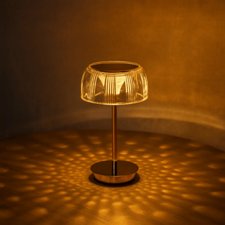 Stolní lampa LED křišťálová moderní osvětlení