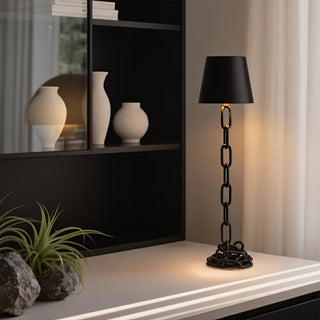 Nowoczesna lampa stołowa LED z łańcuchem