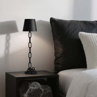 Nowoczesna lampa stołowa LED z łańcuchem