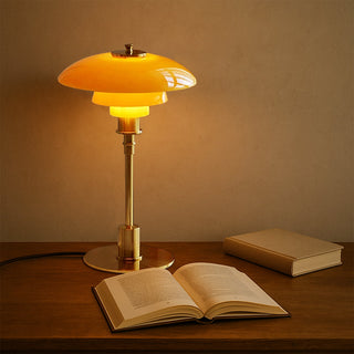 Lampa stołowa LED retro