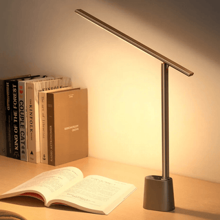LED desk lamp foldable rechargeable smart