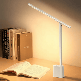 LED desk lamp foldable rechargeable smart