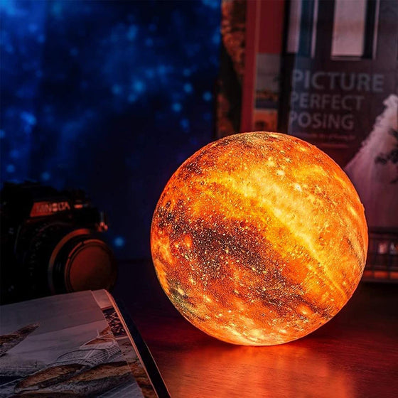 Galaxy night light, decorative moon table lamp, USB