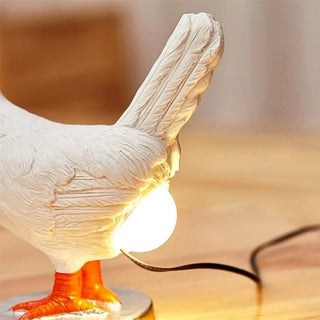 Stolní lampa kuře dekorativní LED
