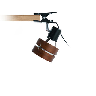 Stolní lampa kulatá s klipem dekorativní do ložnice