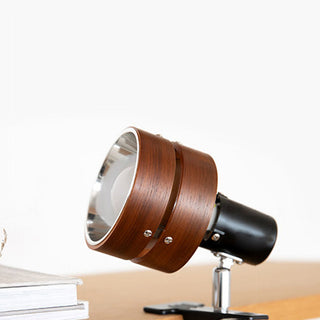 Stolní lampa kulatá s klipem dekorativní do ložnice