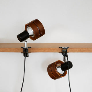 Stolní lampa kulatá s klipem dekorativní do ložnice