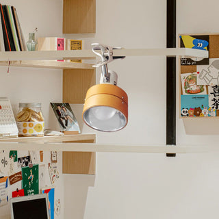 Stolní lampa kulatá s klipem dekorativní do ložnice