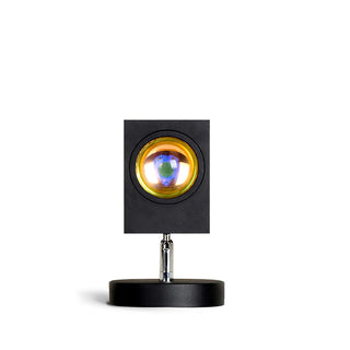 Stolní lampa moderní černá Sunset USB