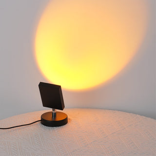 Stolní lampa moderní černá Sunset USB