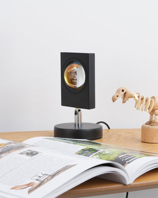 Stolní lampa moderní černá Sunset USB