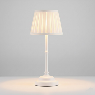 Stolní lampa moderní plisované stínidlo