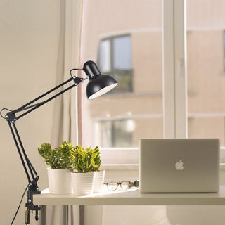 Stolní lampa nastavitelné rameno industriální styl