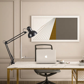 Stolní lampa nastavitelné rameno industriální styl