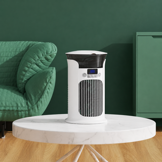 Stolní ventilátor zvlhčovač přenosný tichý