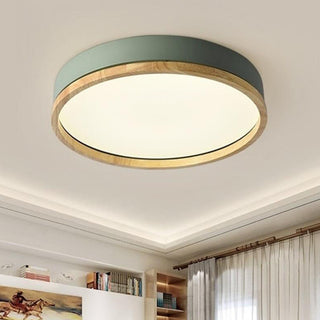 Minimalistyczne, okrągłe, nowoczesne oświetlenie sufitowe LED