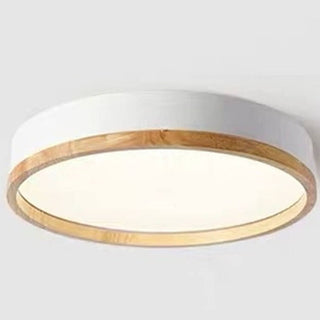 Minimalistyczne, okrągłe, nowoczesne oświetlenie sufitowe LED
